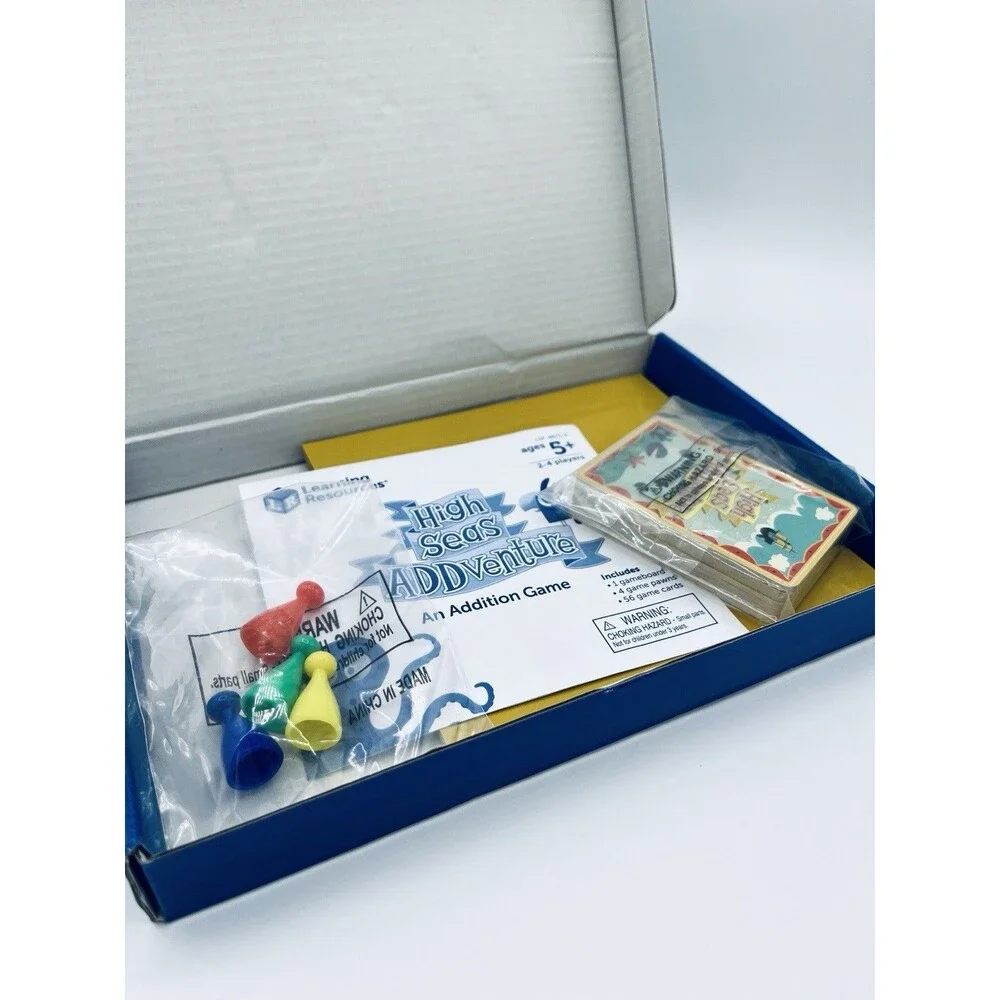 Learning Resources HIGH SEAS ADDVENTURE An Addition Learning Game NEW